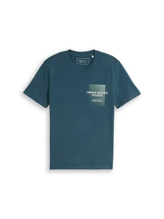 Foto van product T-shirt print Tom Tailor blauw