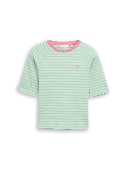Foto van product T-shirt print Tom Tailor groen
