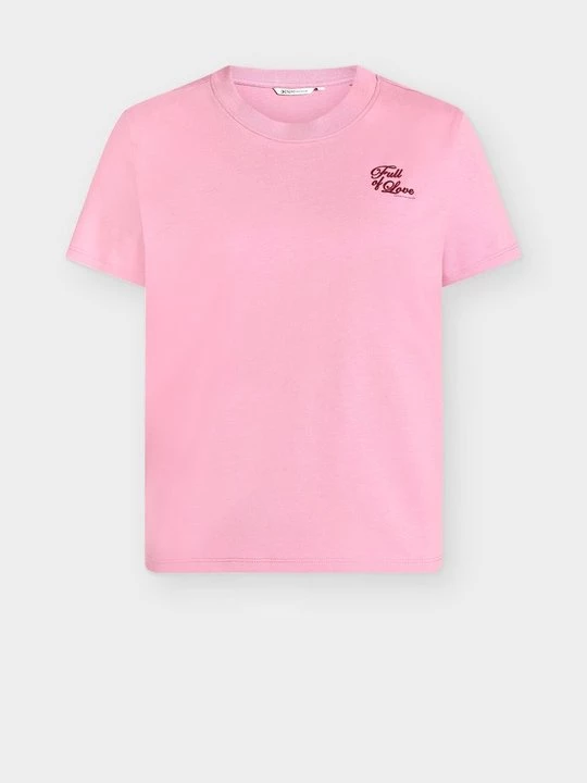 Foto van product T-shirt print Tom Tailor roze