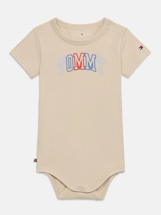 Foto van product T-shirt print Tommy Hilfiger beżowy