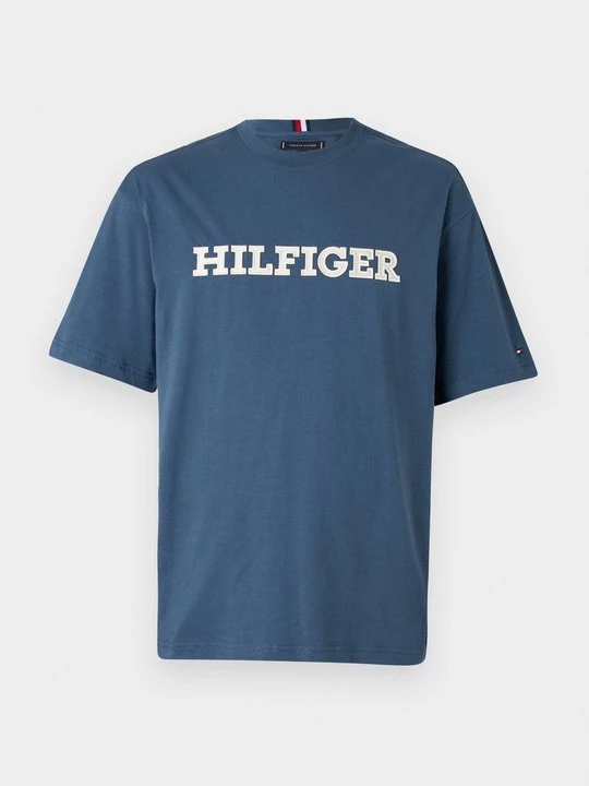 Foto van product T-shirt print Tommy Hilfiger blauw