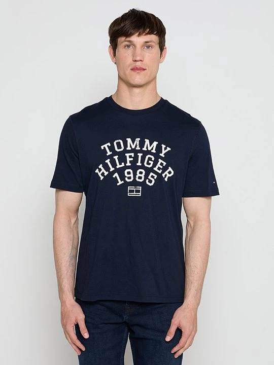 Foto van product T-shirt print Tommy Hilfiger blauw