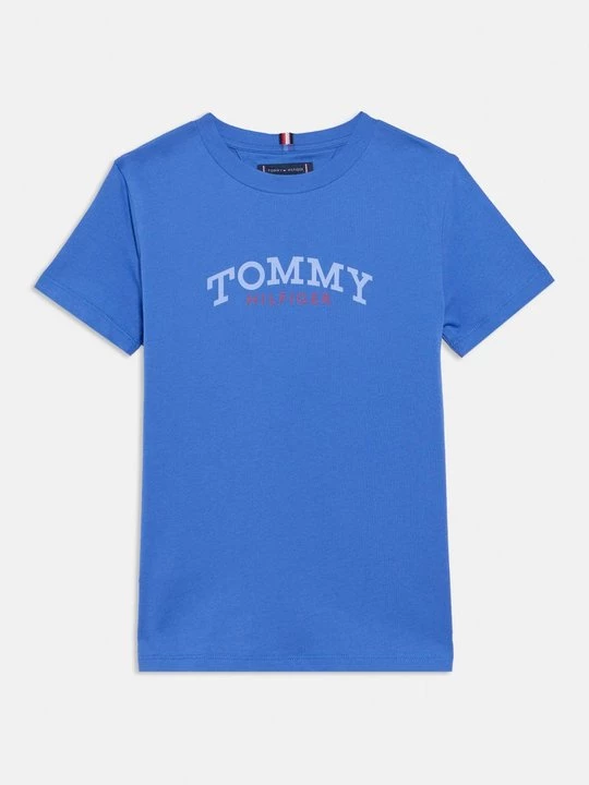 Foto van product T-shirt print Tommy Hilfiger blauw