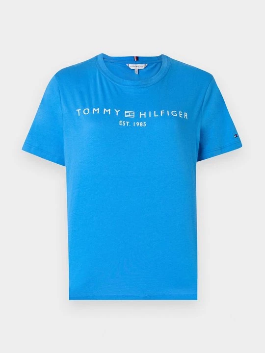 Foto van product T-shirt print Tommy Hilfiger blauw