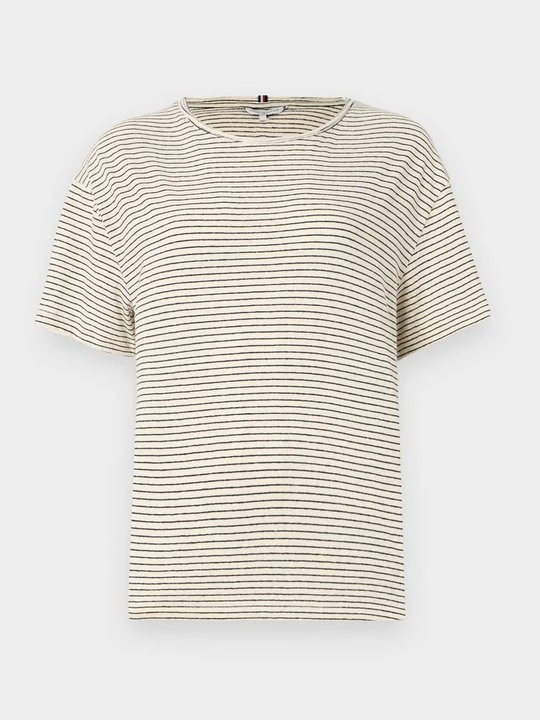 Foto van product T-shirt print Tommy Hilfiger blauw