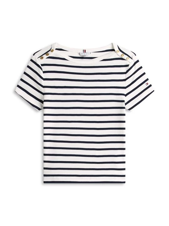 Foto van product T-shirt print Tommy Hilfiger blauw