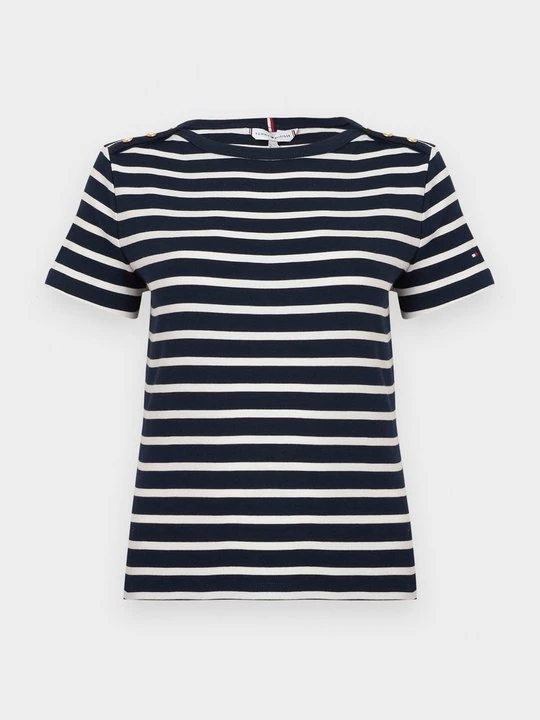 Foto van product T-shirt print Tommy Hilfiger blauw