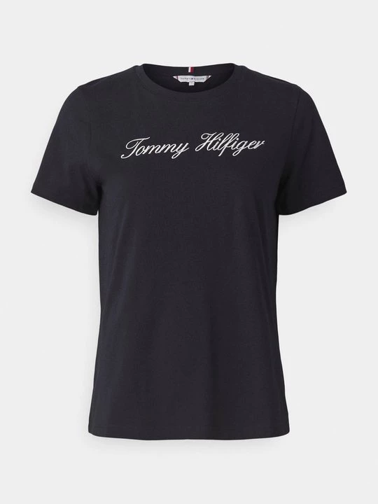 Foto van product T-shirt print Tommy Hilfiger blauw