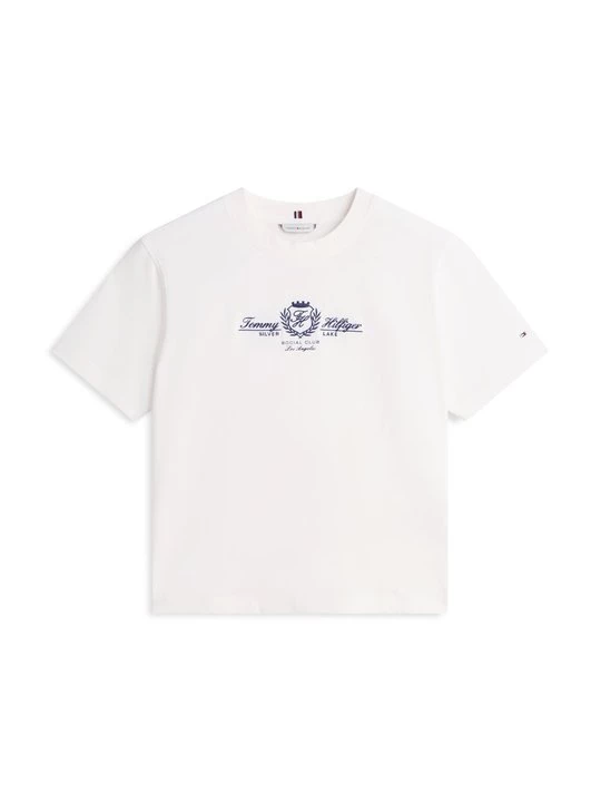 Foto van product T-shirt print Tommy Hilfiger crème