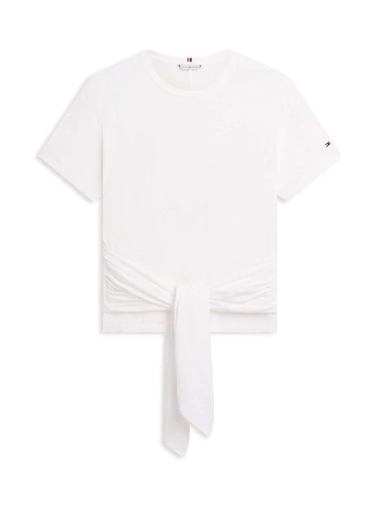 Foto van product T-shirt print Tommy Hilfiger crème