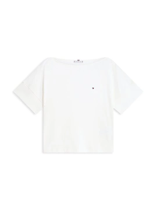 Foto van product T-shirt print Tommy Hilfiger crème