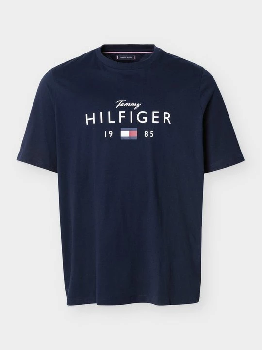 Foto van product T-shirt print Tommy Hilfiger donkerblauw