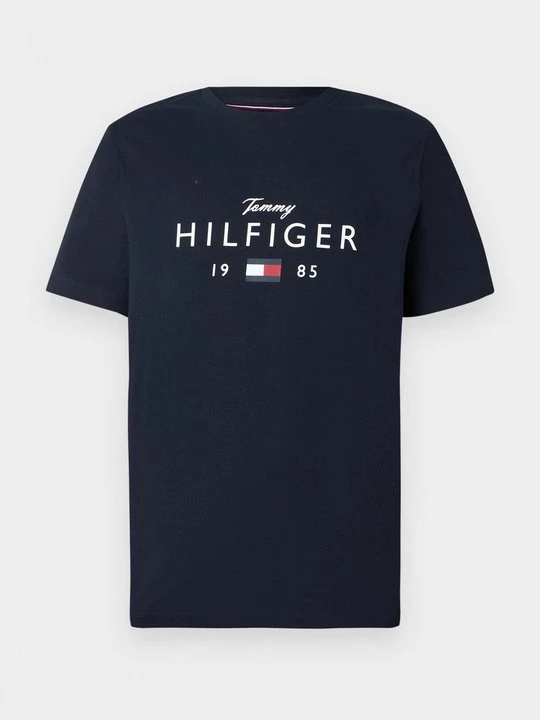 Foto van product T-shirt print Tommy Hilfiger donkerblauw