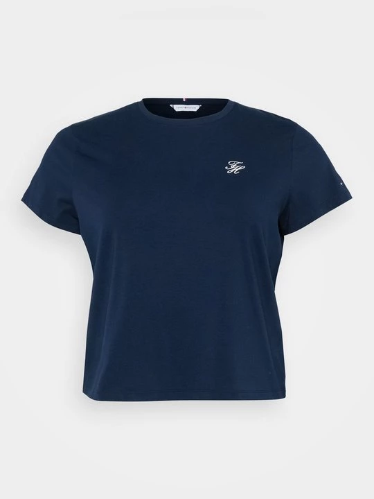 Foto van product T-shirt print Tommy Hilfiger donkerblauw