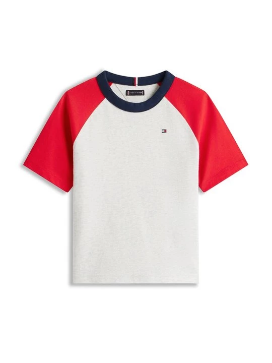Foto van product T-shirt print Tommy Hilfiger grijs