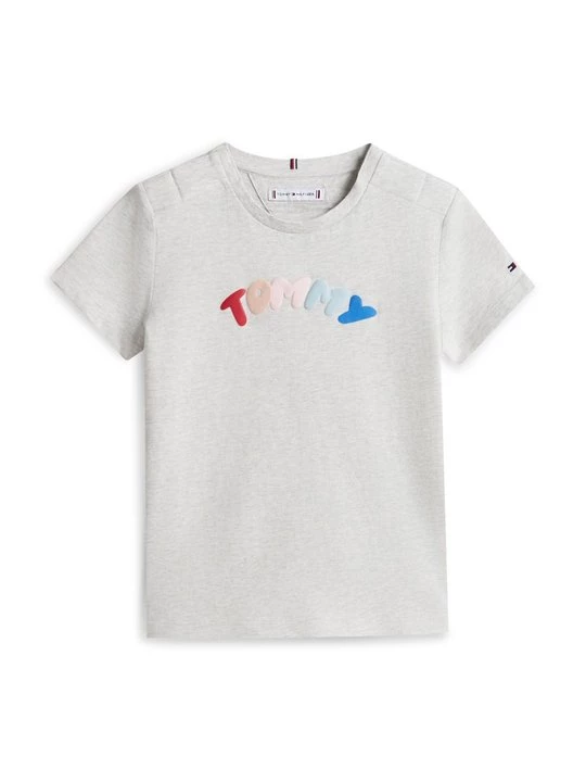 Foto van product T-shirt print Tommy Hilfiger grijs