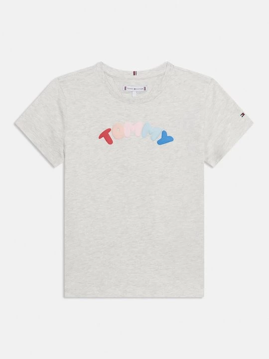 Foto van product T-shirt print Tommy Hilfiger grijs