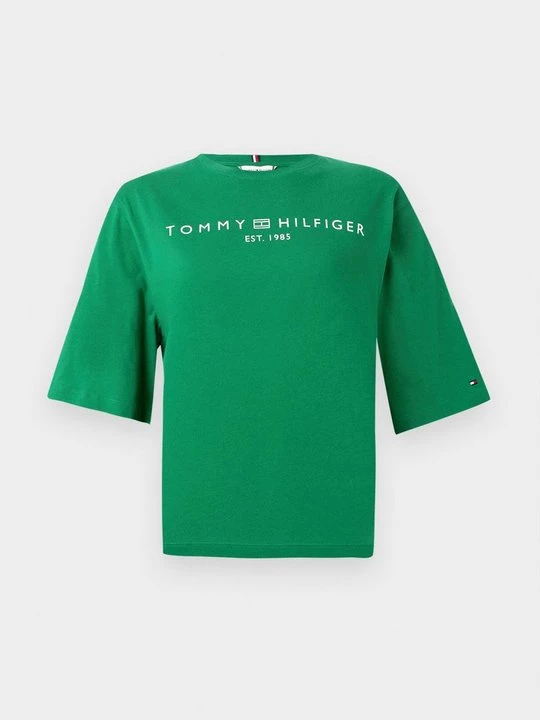 Foto van product T-shirt print Tommy Hilfiger groen