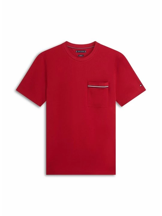 Foto van product T-shirt print Tommy Hilfiger rood