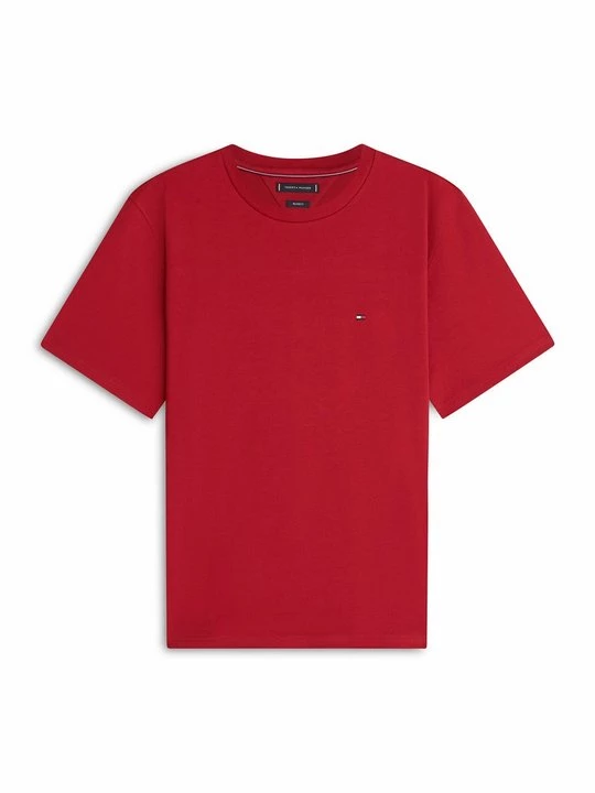 Foto van product T-shirt print Tommy Hilfiger rood