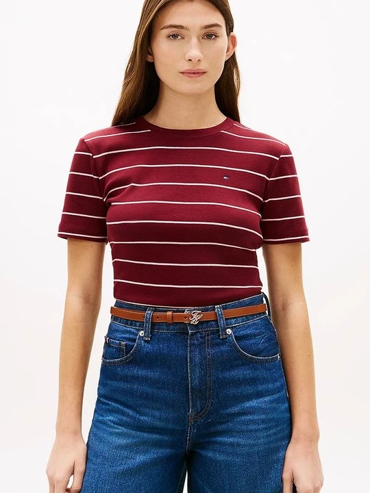 Foto van product T-shirt print Tommy Hilfiger rood