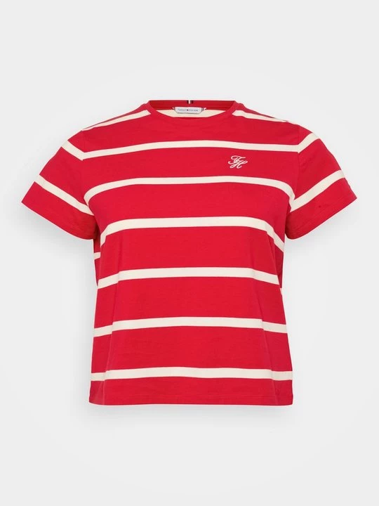 Foto van product T-shirt print Tommy Hilfiger rood