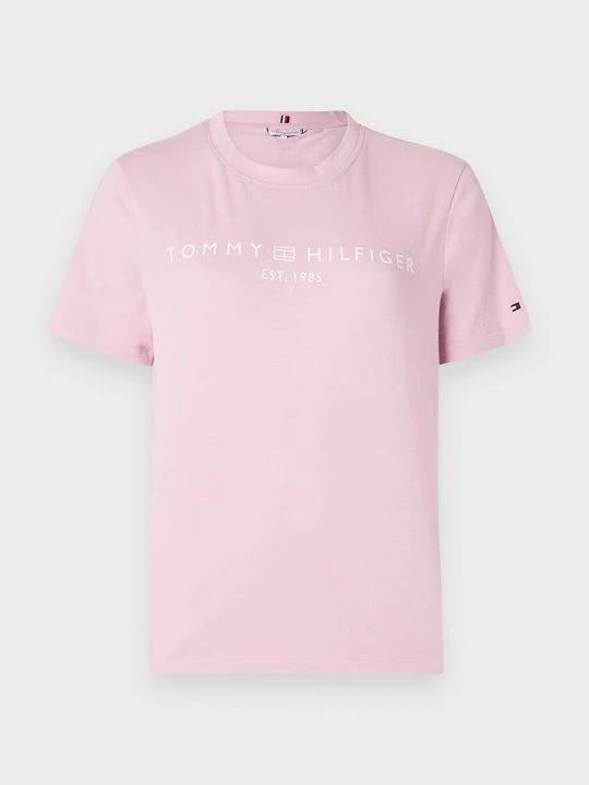 Foto van product T-shirt print Tommy Hilfiger roze