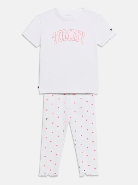 Foto van product T-shirt print Tommy Hilfiger wit
