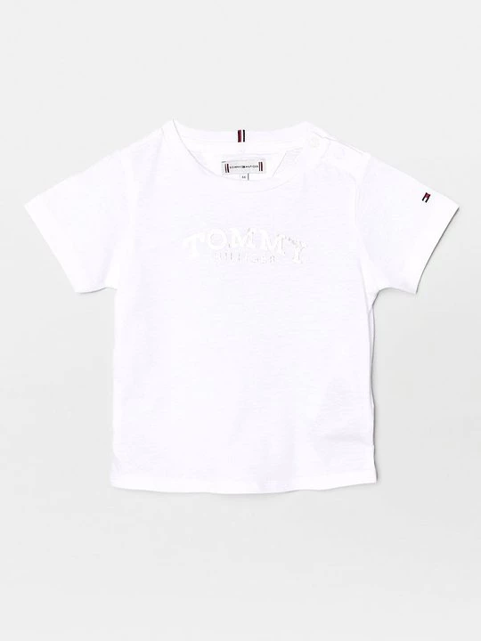 Foto van product T-shirt print Tommy Hilfiger wit