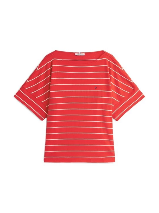 Foto van product T-shirt print Tommy Hilfiger wit