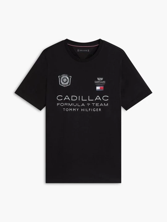 Foto van product T-shirt print Tommy Hilfiger zwart