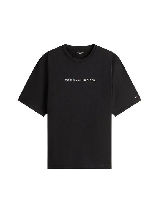 Foto van product T-shirt print Tommy Hilfiger zwart