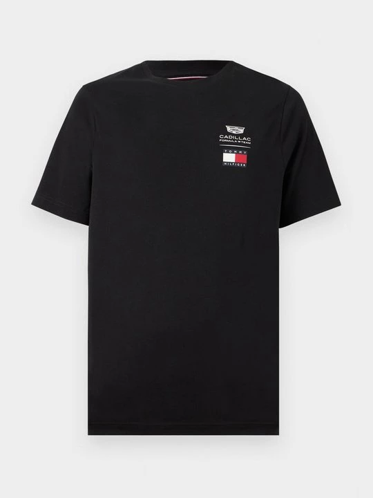 Foto van product T-shirt print Tommy Hilfiger zwart