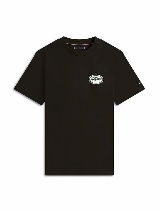 Foto van product T-shirt print Tommy Hilfiger zwart
