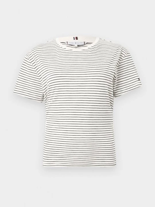 Foto van product T-shirt print Tommy Hilfiger zwart