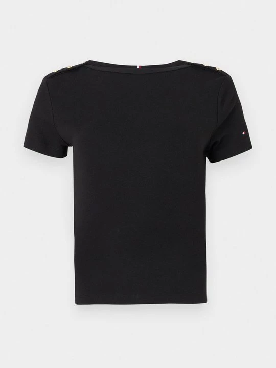 Foto van product T-shirt print Tommy Hilfiger zwart