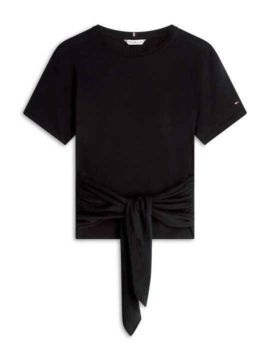 Foto van product T-shirt print Tommy Hilfiger zwart