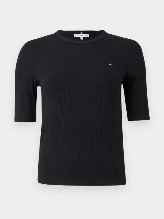 Foto van product T-shirt print Tommy Hilfiger zwart