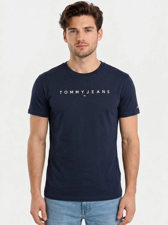 Foto van product T-shirt print Tommy Jeans blauw