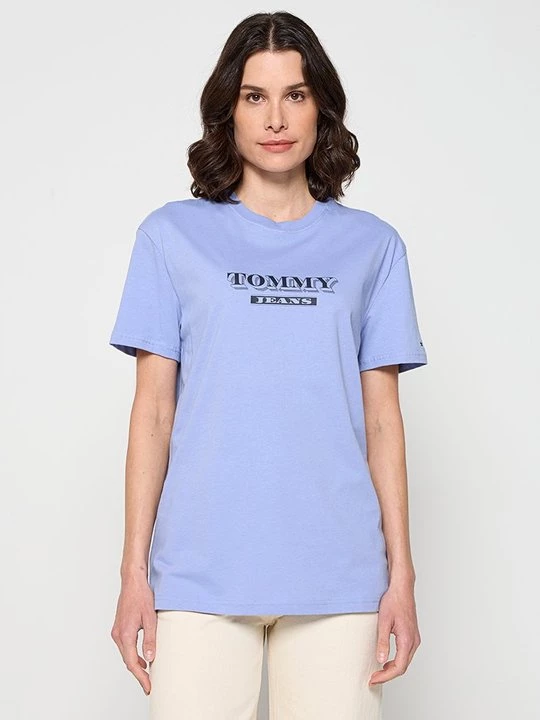 Foto van product T-shirt print Tommy Jeans blauw