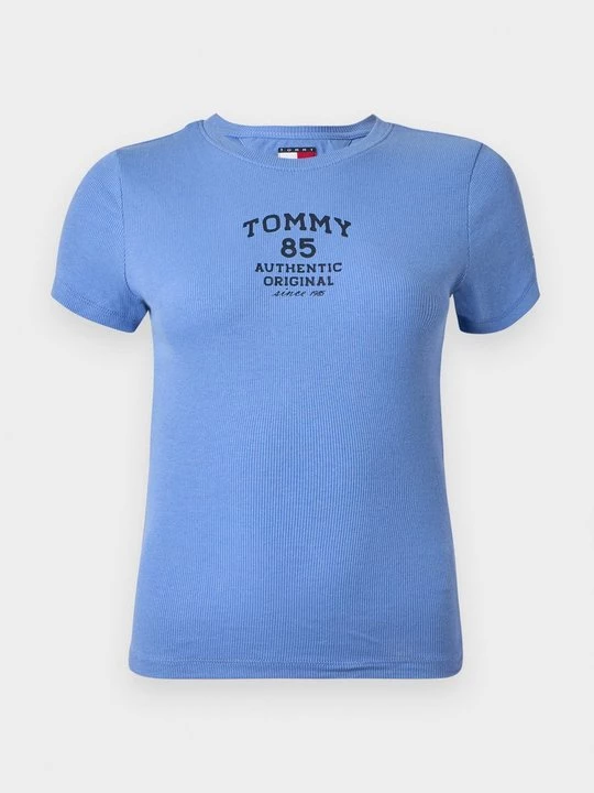 Foto van product T-shirt print Tommy Jeans blauw