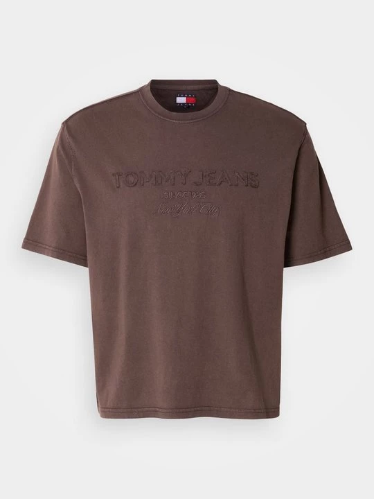 Foto van product T-shirt print Tommy Jeans bruin