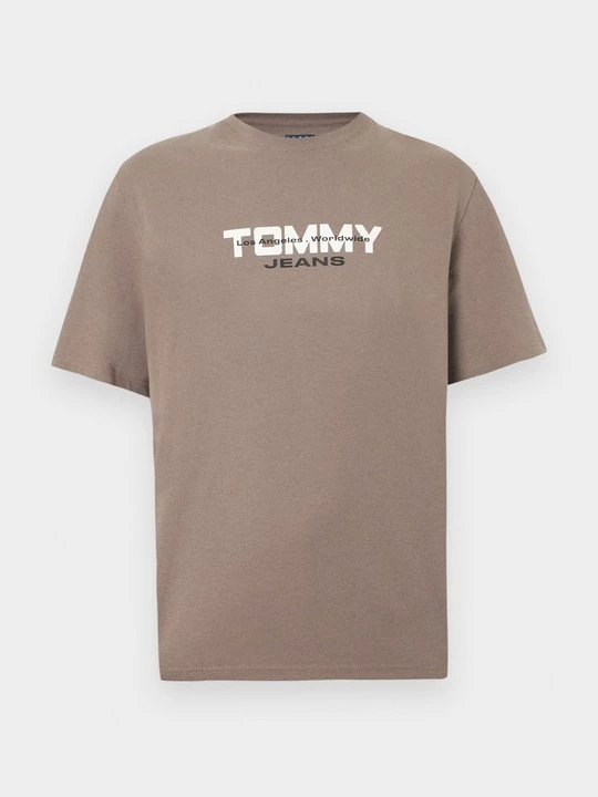 Foto van product T-shirt print Tommy Jeans bruin
