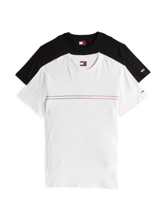 Foto van product T-shirt print Tommy Jeans crème