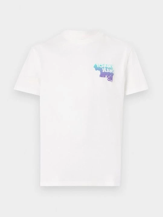 Foto van product T-shirt print Tommy Jeans crème