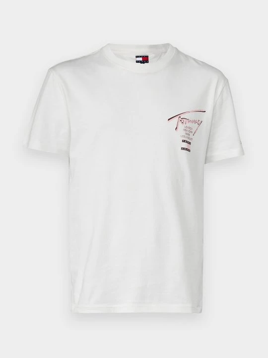 Foto van product T-shirt print Tommy Jeans crème