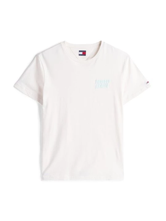 Foto van product T-shirt print Tommy Jeans crème