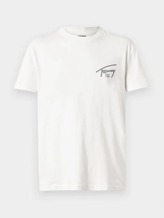 Foto van product T-shirt print Tommy Jeans crème