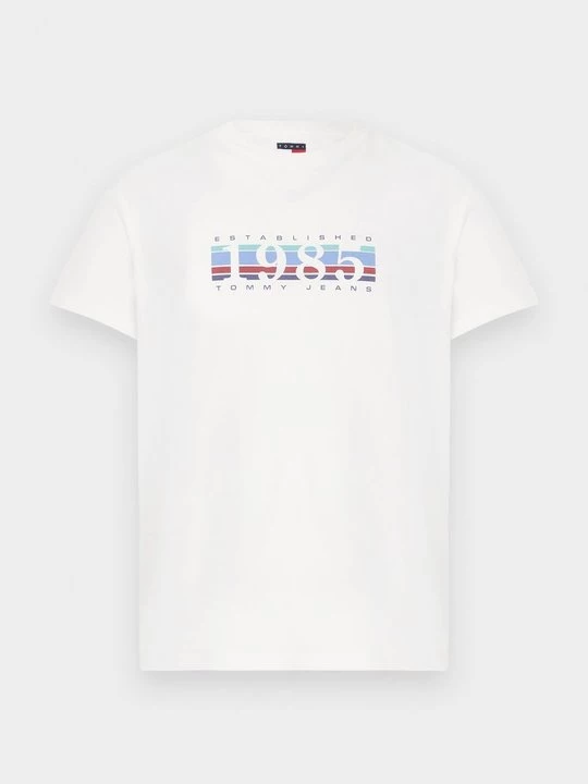 Foto van product T-shirt print Tommy Jeans crème
