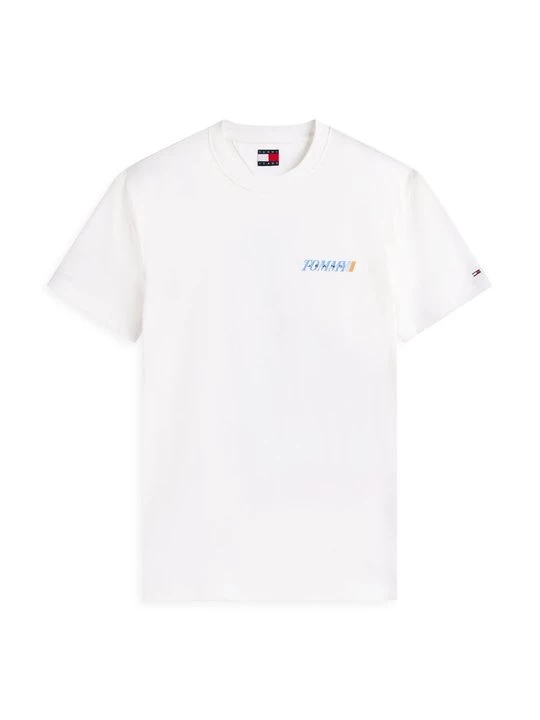 Foto van product T-shirt print Tommy Jeans crème